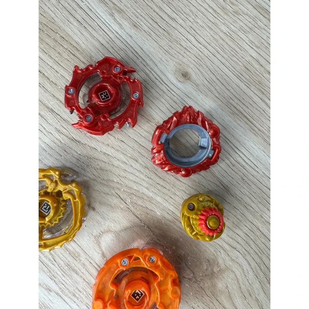 Hasbro Beyblade Burst Turbo Slingshock Roktavor Achilles Betromoth Lot 3 Faces